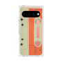 プレミアムスクエアケース［ RETORO CASSETTE TAPE - Opacity White ］