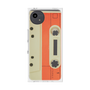 プレミアムスクエアケース［ RETORO CASSETTE TAPE - Opacity White ］