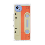 プレミアムスクエアケース［ RETORO CASSETTE TAPE - Opacity White ］