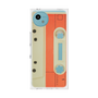 プレミアムスクエアケース［ RETORO CASSETTE TAPE - Opacity White ］