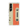 プレミアムスクエアケース［ RETORO CASSETTE TAPE - Opacity White ］