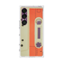 プレミアムスクエアケース［ RETORO CASSETTE TAPE - Opacity White ］