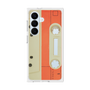 プレミアムスクエアケース［ RETORO CASSETTE TAPE - Opacity White ］