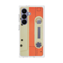 プレミアムスクエアケース［ RETORO CASSETTE TAPE - Opacity White ］