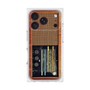 プレミアムスクエアケース［ RETORO RADIO - Brown ］