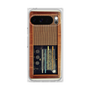 プレミアムスクエアケース［ RETORO RADIO - Brown ］