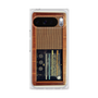 プレミアムスクエアケース［ RETORO RADIO - Brown ］