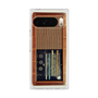 プレミアムスクエアケース［ RETORO RADIO - Brown ］