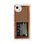 プレミアムスクエアケース［ RETORO RADIO - Brown ］
