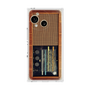 プレミアムスクエアケース［ RETORO RADIO - Brown ］