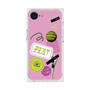 プレミアムスクエアケース［ Playful sticker - Dusty Pink ］