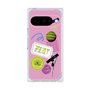 プレミアムスクエアケース［ Playful sticker - Dusty Pink ］