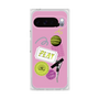 プレミアムスクエアケース［ Playful sticker - Dusty Pink ］
