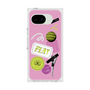 プレミアムスクエアケース［ Playful sticker - Dusty Pink ］