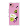 プレミアムスクエアケース［ Playful sticker - Dusty Pink ］