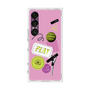 プレミアムスクエアケース［ Playful sticker - Dusty Pink ］