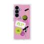 プレミアムスクエアケース［ Playful sticker - Dusty Pink ］