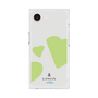 プレミアムスクエアケース［ LANVIN en Bleu Hearts Green - ランバン ハート グリーン ］
