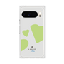 プレミアムスクエアケース［ LANVIN en Bleu Hearts Green - ランバン ハート グリーン ］