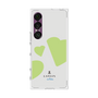 プレミアムスクエアケース［ LANVIN en Bleu Hearts Green - ランバン ハート グリーン ］