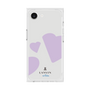 プレミアムスクエアケース［ LANVIN en Bleu Hearts Purple - ランバン ハート パープル ］