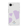 プレミアムスクエアケース［ LANVIN en Bleu Hearts Purple - ランバン ハート パープル ］