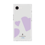 プレミアムスクエアケース［ LANVIN en Bleu Hearts Purple - ランバン ハート パープル ］