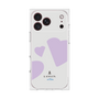 プレミアムスクエアケース［ LANVIN en Bleu Hearts Purple - ランバン ハート パープル ］