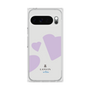 プレミアムスクエアケース［ LANVIN en Bleu Hearts Purple - ランバン ハート パープル ］