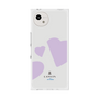 プレミアムスクエアケース［ LANVIN en Bleu Hearts Purple - ランバン ハート パープル ］