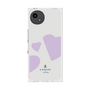 プレミアムスクエアケース［ LANVIN en Bleu Hearts Purple - ランバン ハート パープル ］
