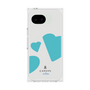 プレミアムスクエアケース［ LANVIN en Bleu Hearts Blue - ランバン ハート ブルー ］