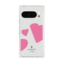 プレミアムスクエアケース［ LANVIN en Bleu Hearts Pink - ランバン ハート ピンク ］