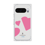 プレミアムスクエアケース［ LANVIN en Bleu Hearts Pink - ランバン ハート ピンク ］