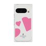 プレミアムスクエアケース［ LANVIN en Bleu Hearts Pink - ランバン ハート ピンク ］