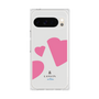 プレミアムスクエアケース［ LANVIN en Bleu Hearts Pink - ランバン ハート ピンク ］