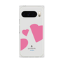 プレミアムスクエアケース［ LANVIN en Bleu Hearts Pink - ランバン ハート ピンク ］