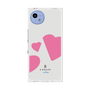 プレミアムスクエアケース［ LANVIN en Bleu Hearts Pink - ランバン ハート ピンク ］