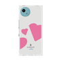 プレミアムスクエアケース［ LANVIN en Bleu Hearts Pink - ランバン ハート ピンク ］