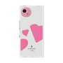プレミアムスクエアケース［ LANVIN en Bleu Hearts Pink - ランバン ハート ピンク ］