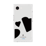 プレミアムスクエアケース［ LANVIN en Bleu Hearts Black - ランバン ハート ブラック ］