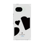 プレミアムスクエアケース［ LANVIN en Bleu Hearts Black - ランバン ハート ブラック ］
