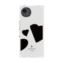 プレミアムスクエアケース［ LANVIN en Bleu Hearts Black - ランバン ハート ブラック ］