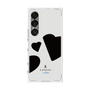 プレミアムスクエアケース［ LANVIN en Bleu Hearts Black - ランバン ハート ブラック ］