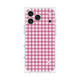 プレミアムスクエアケース［ Checkered Pink - ギンガムチェック ピンク ］