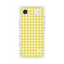 プレミアムスクエアケース［ Checkered Yellow - ギンガムチェック イエロー ］