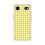 プレミアムスクエアケース［ Checkered Yellow - ギンガムチェック イエロー ］