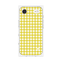 プレミアムスクエアケース［ Checkered Yellow - ギンガムチェック イエロー ］