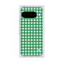 プレミアムスクエアケース［ Checkered Green - ギンガムチェック グリーン ］