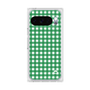 プレミアムスクエアケース［ Checkered Green - ギンガムチェック グリーン ］